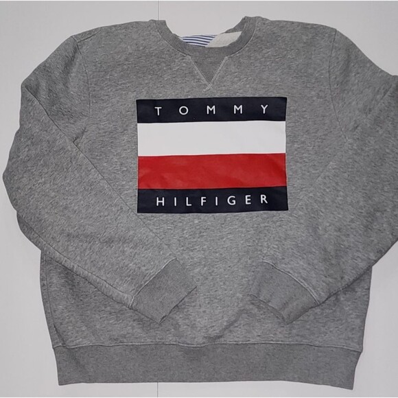 Tommy Hilfiger Other - Tommy Hilfiger Lightweight Sweater Gray Size Large Crew Neck